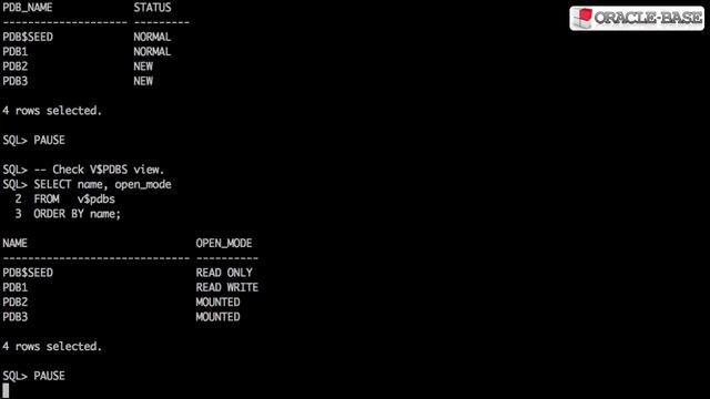 Multitenant : Create a Pluggable Database (PDB) смотреть онлайн