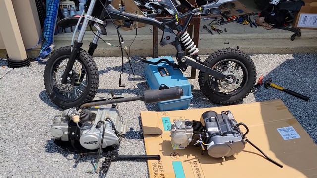 Installed a Lifan 140cc racing motor on my SSR 110 pitbike 🤭 смотреть онлайн