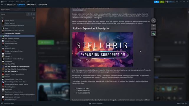 Game Paradox con troppi DLC? c'è la soluzione - Expansion Subscription | Aggiornamento Stellaris смотреть онлайн