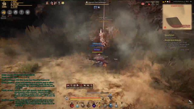 Black Desert - New Crescent Elite Gatekeeper Warrior Solo No HP Pots смотреть онлайн
