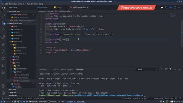 Laravel Blade Template - Aprenda o template blade na prática смотреть онлайн