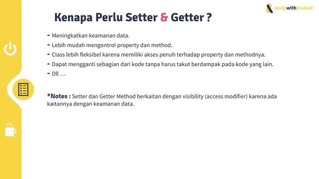 #5 Konsep Method Setter dan Getter pada Pemrograman Berorientasi Objek | KONSEP PBO / OOP смотреть онлайн
