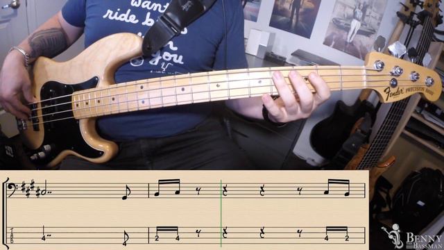 Vulfpeck - Dean Town [BASS COVER] - with notation and tabs смотреть онлайн