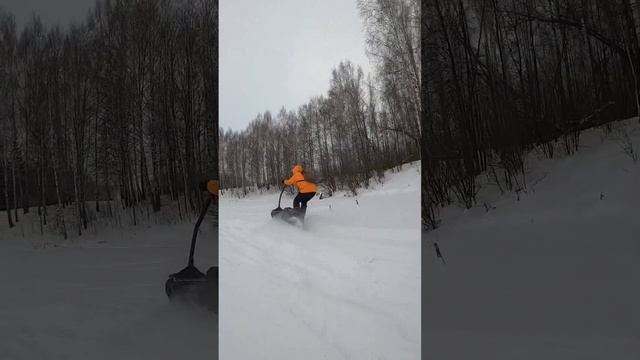 бахнули на снайке по озеру. едешь как по воде?️??