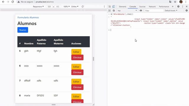 Laravel Crud modal (actualizar y eliminar) смотреть онлайн