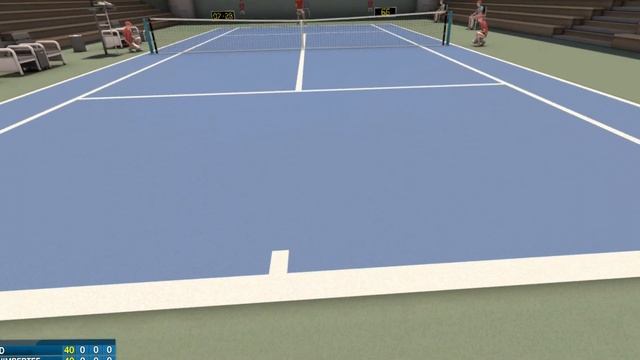 First Person Tennis - The Real Tennis Simulator Playing in VR With My Friend смотреть онлайн