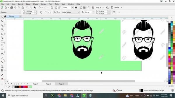 How to Remove Watermark from Image in CorelDraw JPEG To VECTOR in CorelDraw |Corel Draw Tips&Tricks