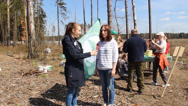 Лес Победы 2017 интервью. Почему вы пришли на эту акцию? смотреть онлайн