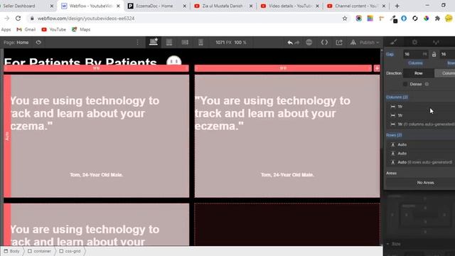 How to use CSS Grid in Webflow for beginners in Hindi/urdu смотреть онлайн