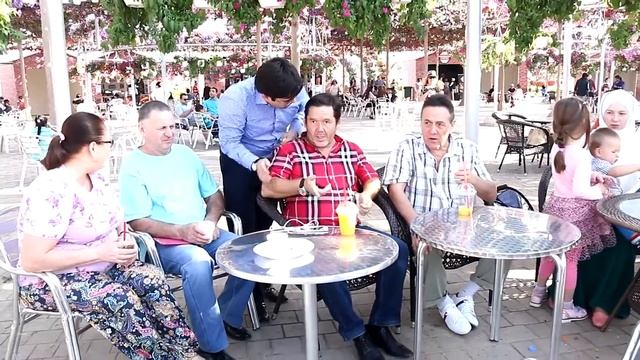 Исмагил Шангареев и Ренат Ибрагимов в Саду Цветов (Дубай, ОАЭ).