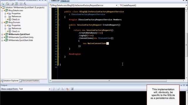 NHibernate QuickStart Demo смотреть онлайн