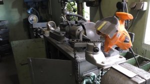 Заточка пильной цепи станком