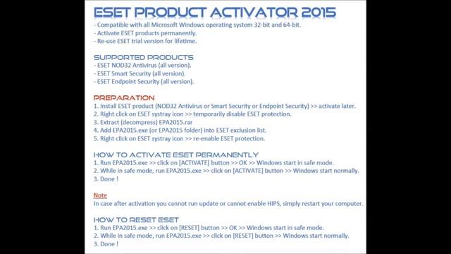 Eset nod32 antivirus/smart security 8 ita/eng 2015 + crack DOWNLOAD смотреть онлайн