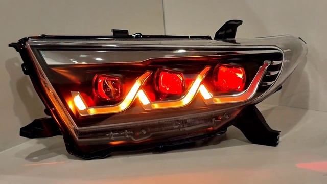 Фары тюнинг Highlander 2010-2013 смотреть онлайн