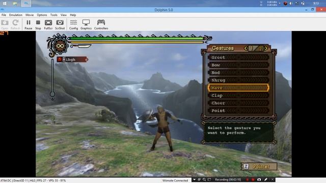 Monster Hunter 3 Tri Wii - Dolphin 5.0 Test Game on Intel HD 3000 CPU i3-2330m 4GB RAM смотреть онлайн