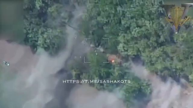 Удары российских БПЛА камикадзе по украинским военным в лесопосадке. Херсонская область. смотреть онлайн