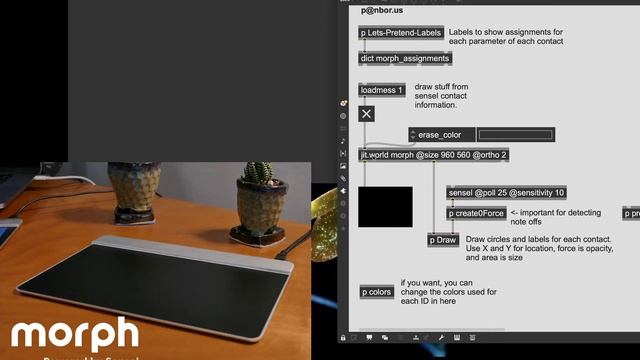 03 - Drawing Contacts and Labels in Jitter. Max & Morph: Multitouch смотреть онлайн