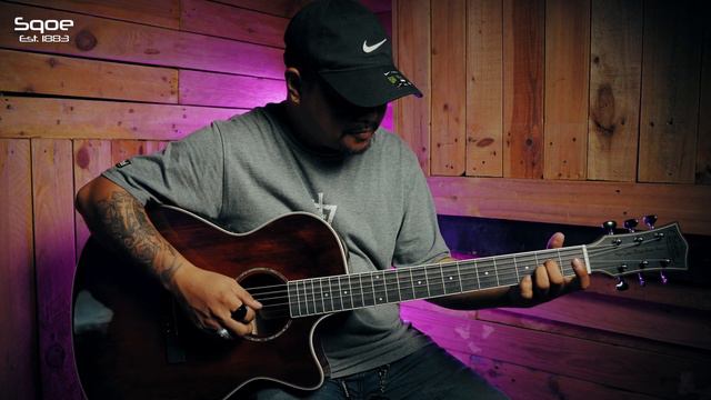 Limited Edition! Sqoe S340-V3EQ 41’ Inches Acoustic Guitar with Builtin Sqoe Pickup and Tuner (RED) смотреть онлайн