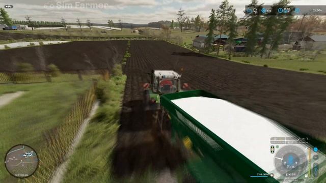 JOING FIELDS & SOWING BARLEY!! (Mazovia Start With $0) FS22 Timelapse # 40 смотреть онлайн
