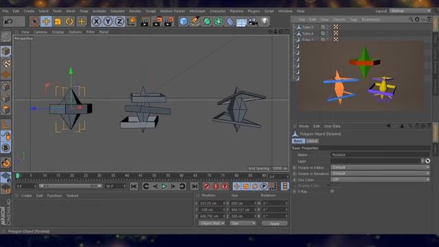 Абстракции в 3д (Часть 2) + простая анимация