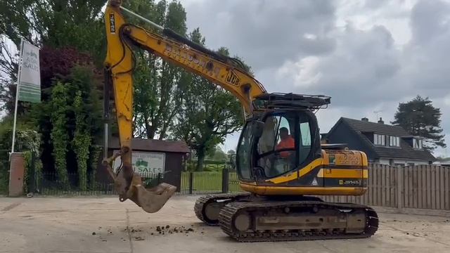 JCB JS145 TRACKED EXCAVATOR C/W QUICK HITCH !! NO SLEW !! смотреть онлайн