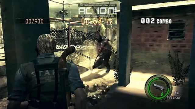 RESIDENT EVIL 5 ALBERT WESKER(S.T.A.R.S) MERCENARIES SOLO MODE смотреть онлайн
