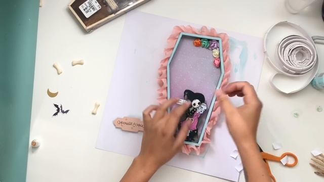 100 days of Katoween Day 36! Pastel Halloween Shadow Box ???? смотреть онлайн