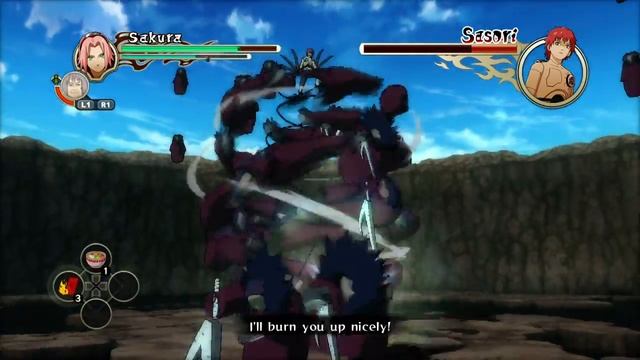Naruto Shippuden Ultimate Ninja Storm 2 - Sakura's Good Fight (PS3 GAMEPLAY) смотреть онлайн
