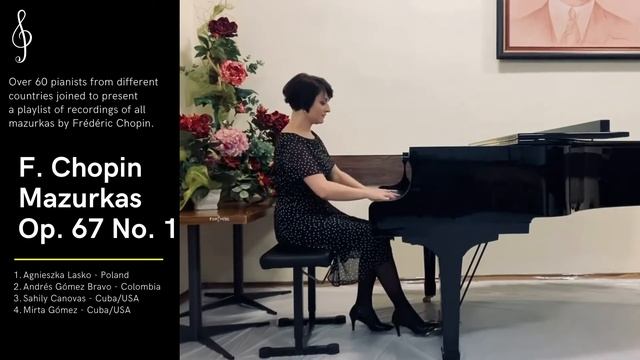 Frédéric Chopin - Mazurkas Op. 67 No. 1 смотреть онлайн