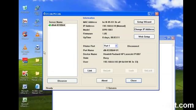 Setup DPR-1061 3 Port Print Server with Dot matrix and Laserjet Printers смотреть онлайн