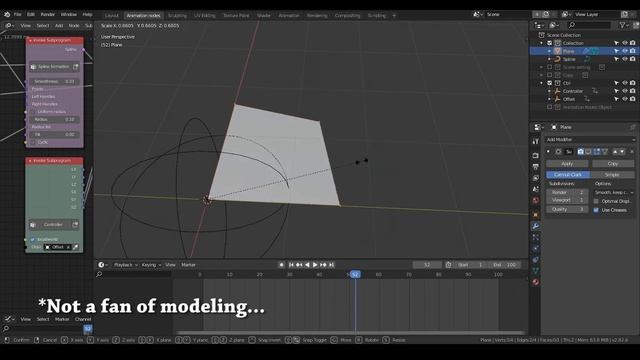 [Noding] Fan spline animation; preset workflow; blender animation nodes смотреть онлайн