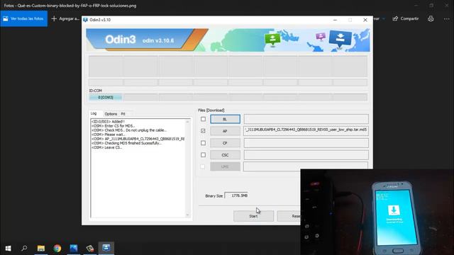 Reparando Samsung J1 Ace - custom binary blocked by fap lock смотреть онлайн