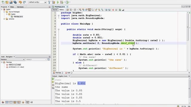 Week 06 BigDecimal class Part 3 смотреть онлайн