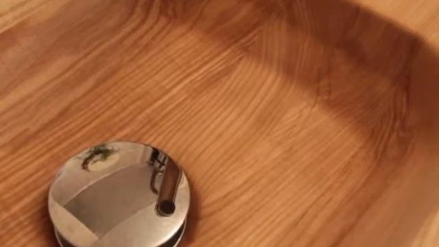 Деревянная раковина. Ясень. Раковина для туалета. смотреть онлайн