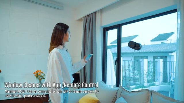 Mamibot W110-F Robot Window Cleaner With Pumped Water Spray Function. #robotwindowcleaner