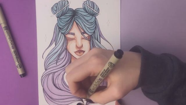 ☼ give me space buns girl speedpaint & chat ☽ смотреть онлайн