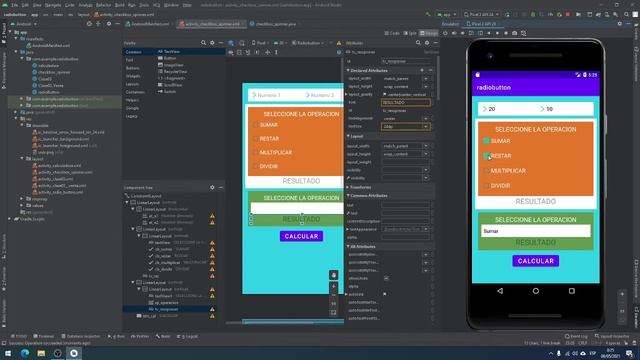 Operaciones Matemáticas con Spinner e Intents [T03-1] смотреть онлайн