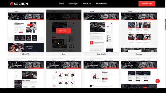 Mechon - Car Service and Repair HTML Template car wash mechanic смотреть онлайн