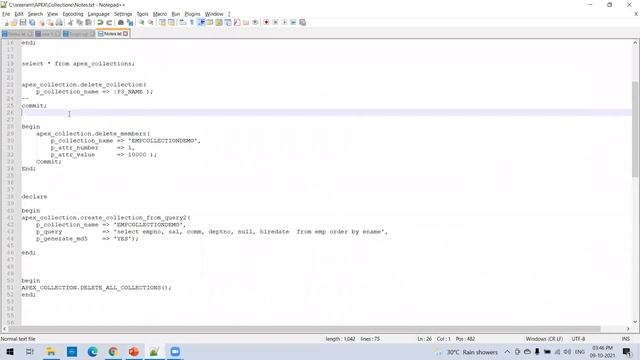 Oracle APEX - Collections - Sample Demo & Collection API's смотреть онлайн