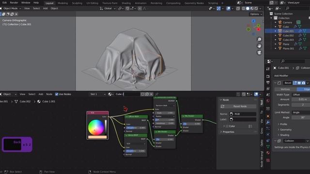 Overlay Fabric to Object in Blender | Blender Tutorial смотреть онлайн