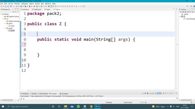 Packages in Java Telugu смотреть онлайн
