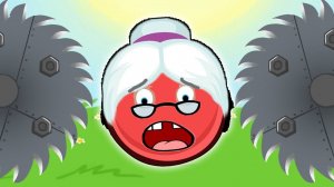 Новый КРАСНЫЙ ШАР, Шарик спасает бабушку  мультик игра Детский летсплей #64