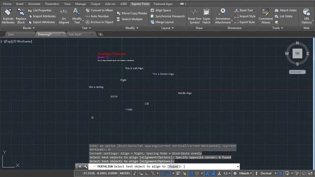 TextAlign Command In AutoCAD In Hindi смотреть онлайн