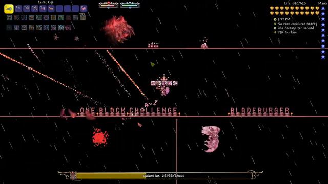 Brimstone and Plants // Terraria Calamity Mod ONE BLOCK CHALLENGE #6 смотреть онлайн