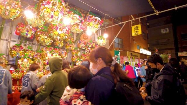 ? Asakusa Walk In Tokyo ???? The Biggest Festival ♪ ???? 4K ASMR Nonstop 1 Hour 15 Minutes ⌚