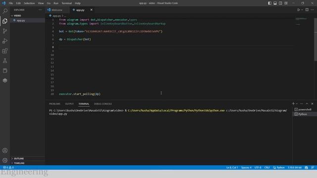 Python Aiogram ile Butonlu Telegram Botu Yapmak - 1 // Botun Kurulumu смотреть онлайн