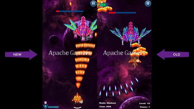 Galaxy Attack Alien Shooter 1-2-3-4-5-6 OLD & New Boss смотреть онлайн