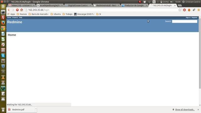 Instalación de Redmine en DigitalOcean parte 2 смотреть онлайн