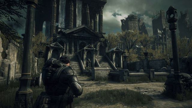 Gears of War Ultimate Edition - Xbox One X - sharp/blurred textures смотреть онлайн