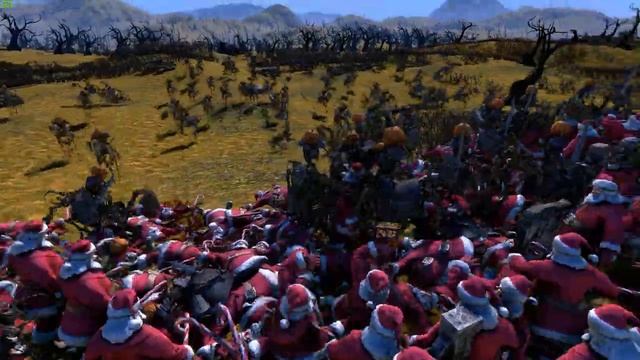 Halloween VS Christmas - Ultimate Epic Battle Simulator(21k units) смотреть онлайн